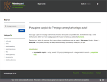 Tablet Screenshot of masterpart.pl